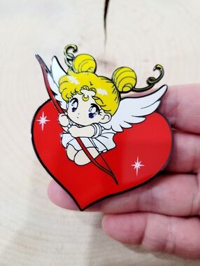 2/$20 Brand New Sailor Moon Cupid Heart Pin Brooch
